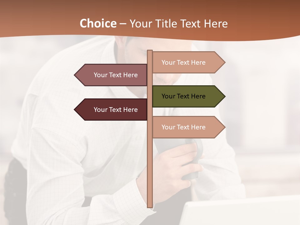 Tea Organizer Worker PowerPoint Template
