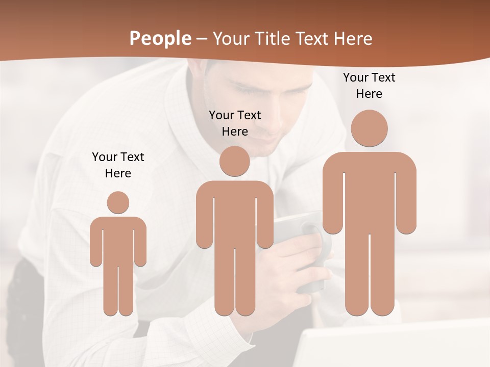 Tea Organizer Worker PowerPoint Template