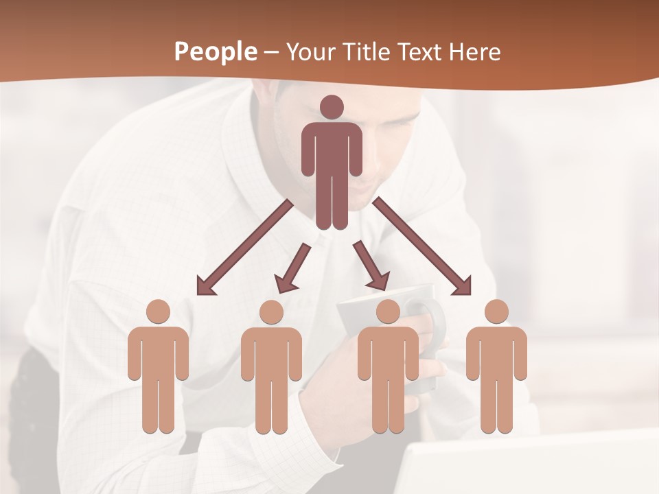 Tea Organizer Worker PowerPoint Template