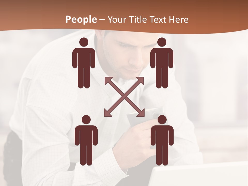 Tea Organizer Worker PowerPoint Template