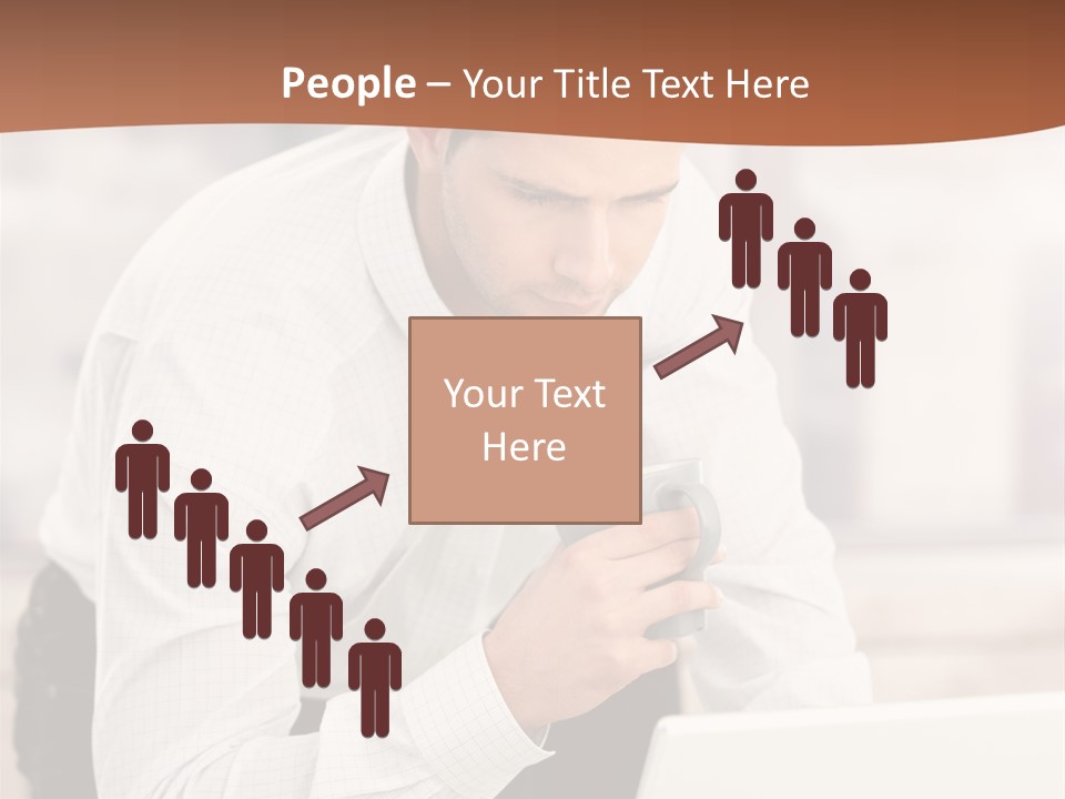 Tea Organizer Worker PowerPoint Template