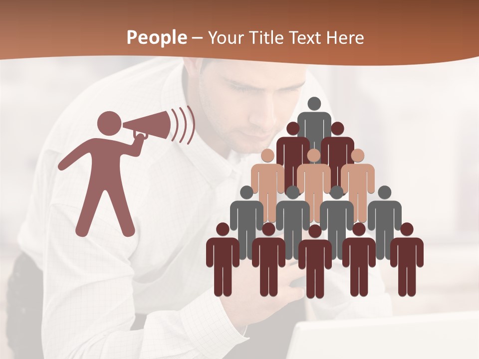 Tea Organizer Worker PowerPoint Template