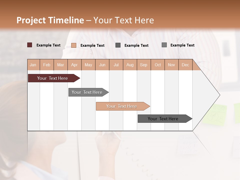Man Face Office PowerPoint Template