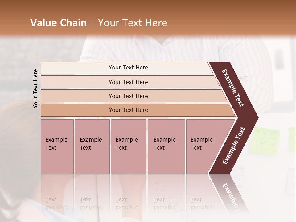 Man Face Office PowerPoint Template
