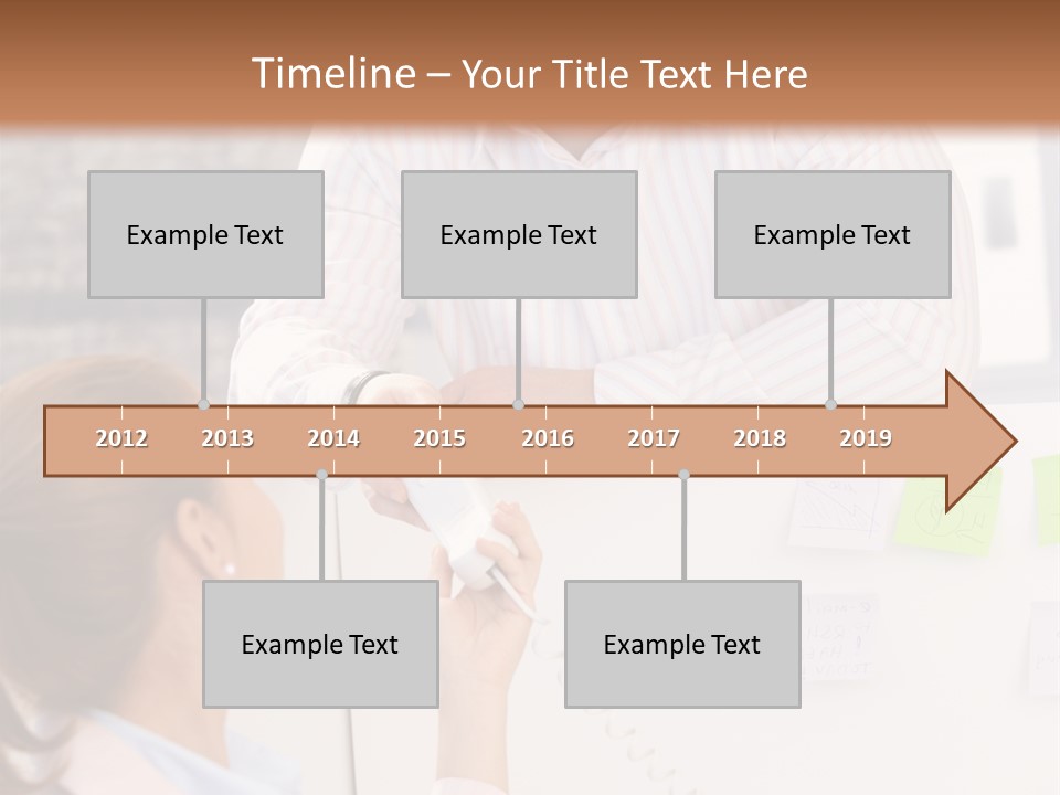 Man Face Office PowerPoint Template