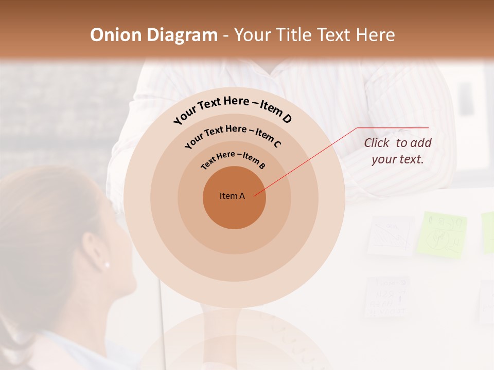 Man Face Office PowerPoint Template