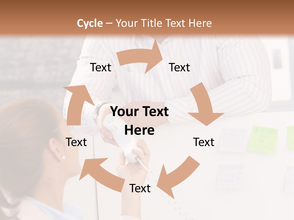 Man Face Office PowerPoint Template