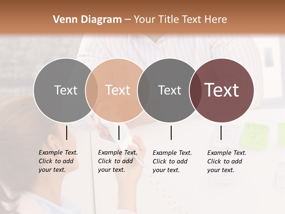 Man Face Office PowerPoint Template