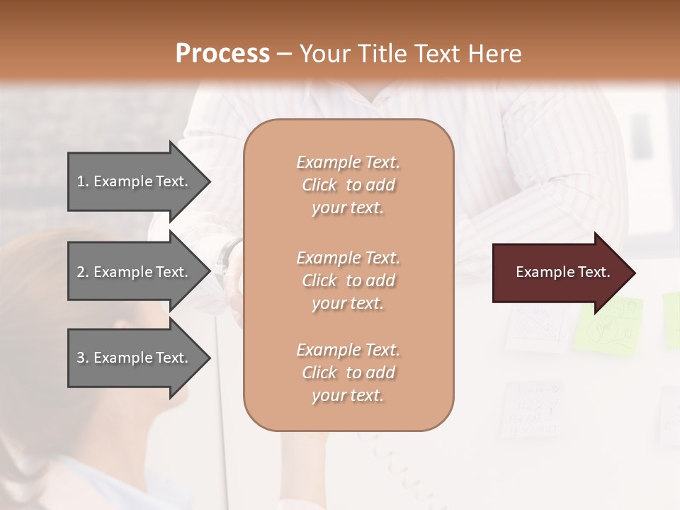 Man Face Office PowerPoint Template