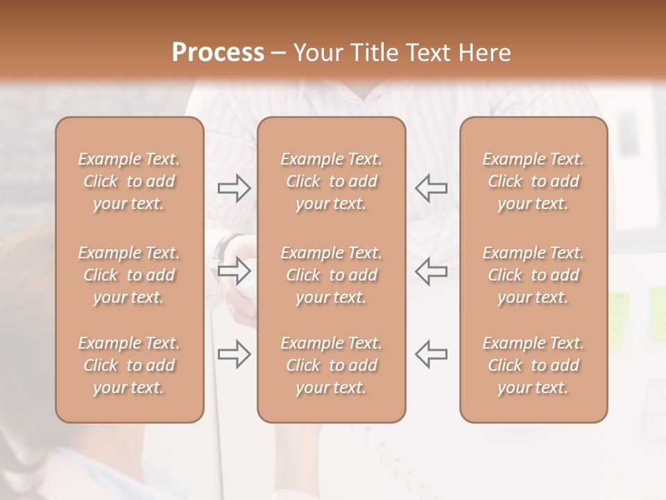 Man Face Office PowerPoint Template