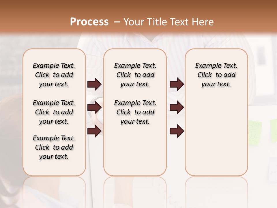 Man Face Office PowerPoint Template