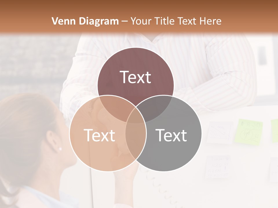 Man Face Office PowerPoint Template