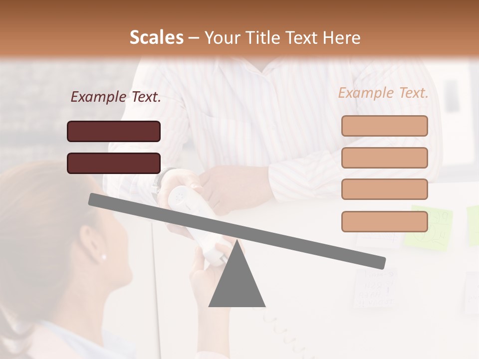 Man Face Office PowerPoint Template