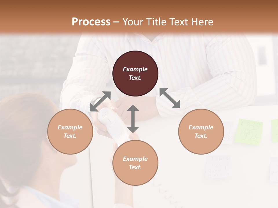 Man Face Office PowerPoint Template