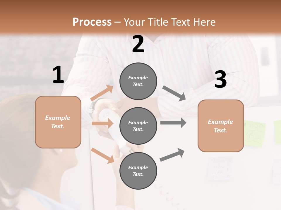 Man Face Office PowerPoint Template