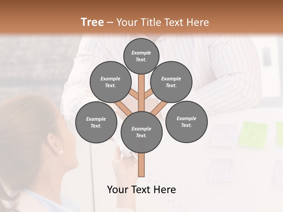 Man Face Office PowerPoint Template