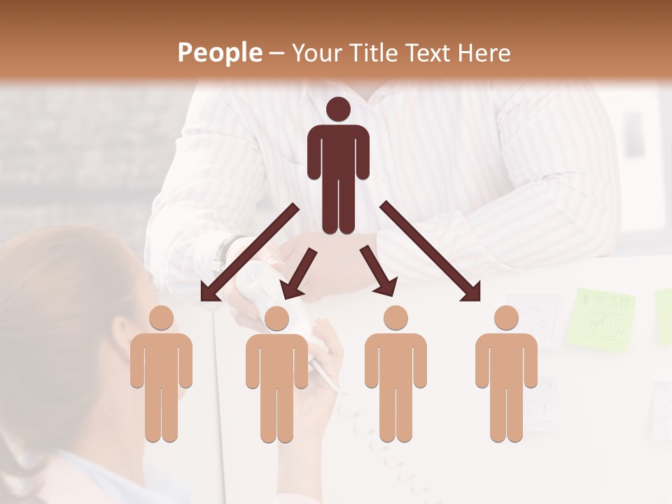Man Face Office PowerPoint Template