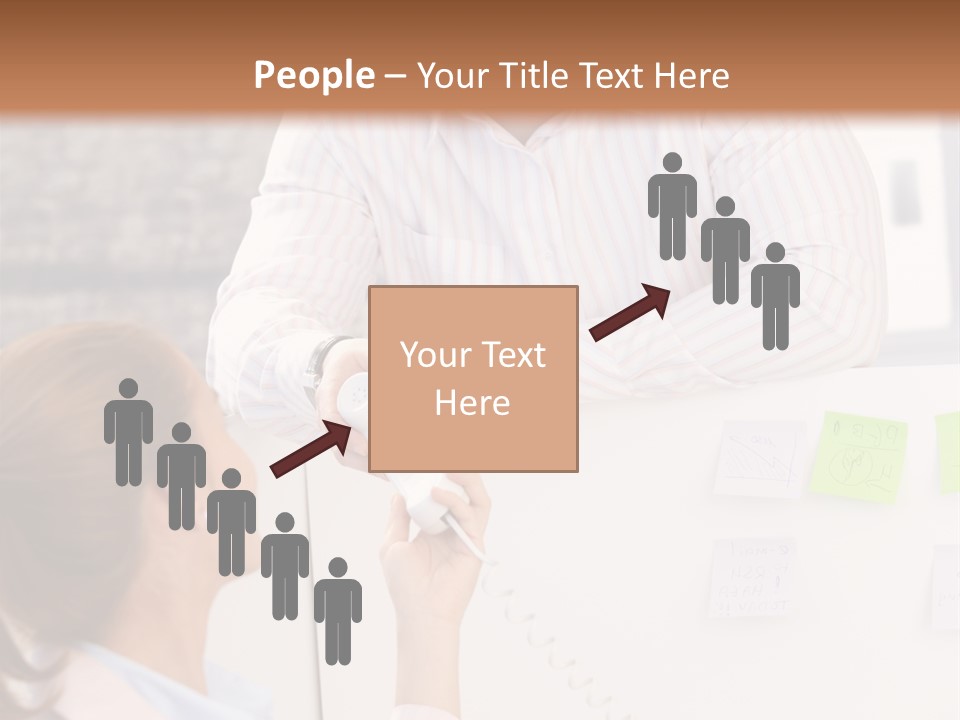 Man Face Office PowerPoint Template