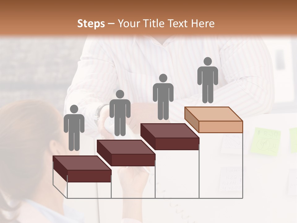 Man Face Office PowerPoint Template