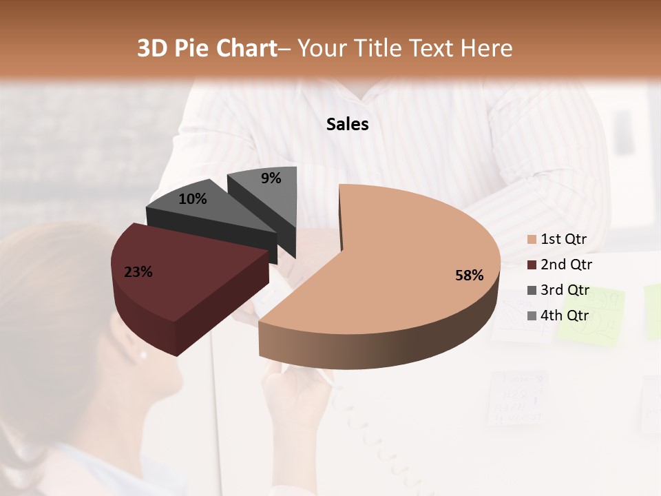 Man Face Office PowerPoint Template