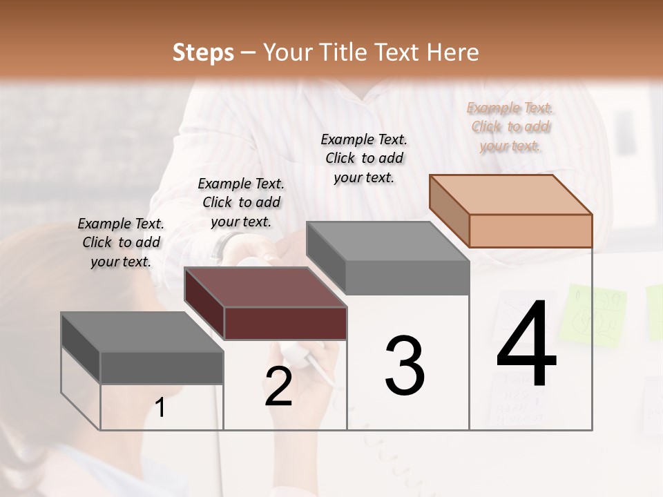 Man Face Office PowerPoint Template