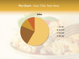 Cup Fruit Bun PowerPoint Template