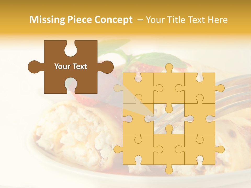 Cup Fruit Bun PowerPoint Template