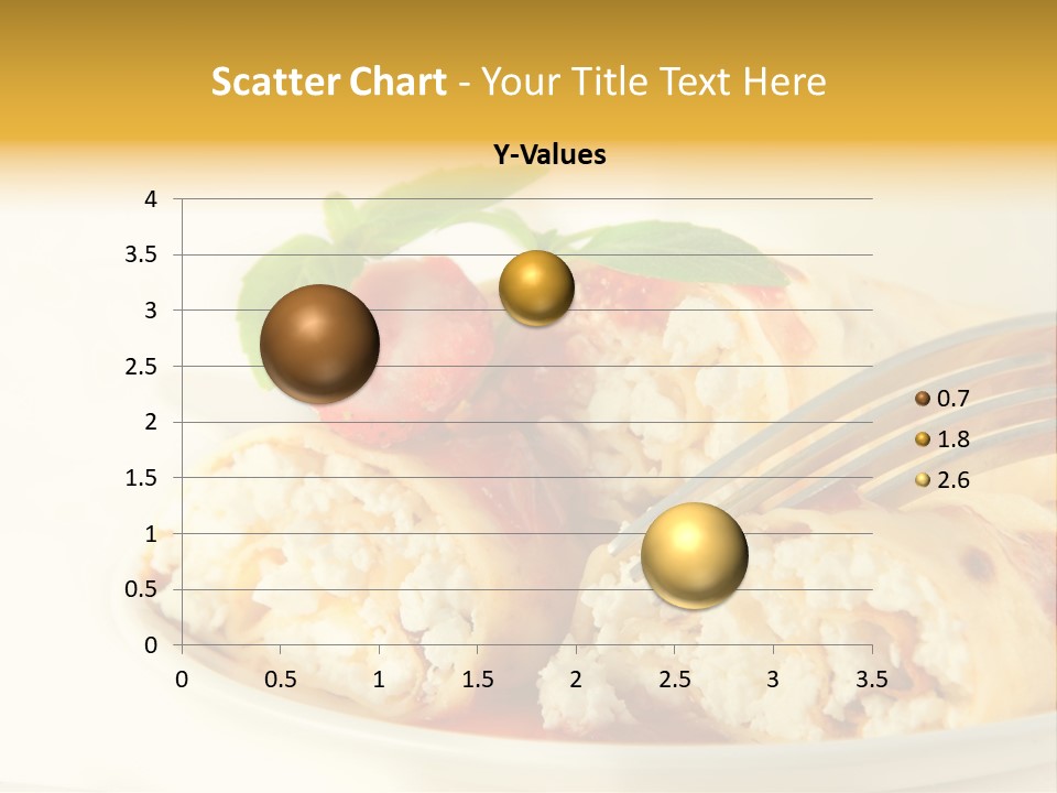 Cup Fruit Bun PowerPoint Template