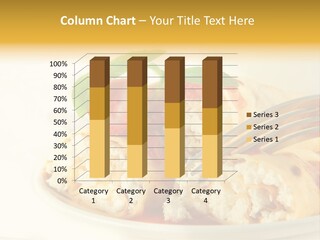 Cup Fruit Bun PowerPoint Template