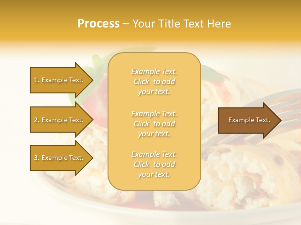 Cup Fruit Bun PowerPoint Template