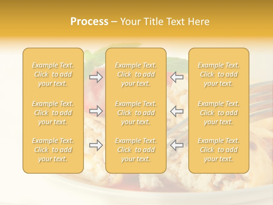 Cup Fruit Bun PowerPoint Template