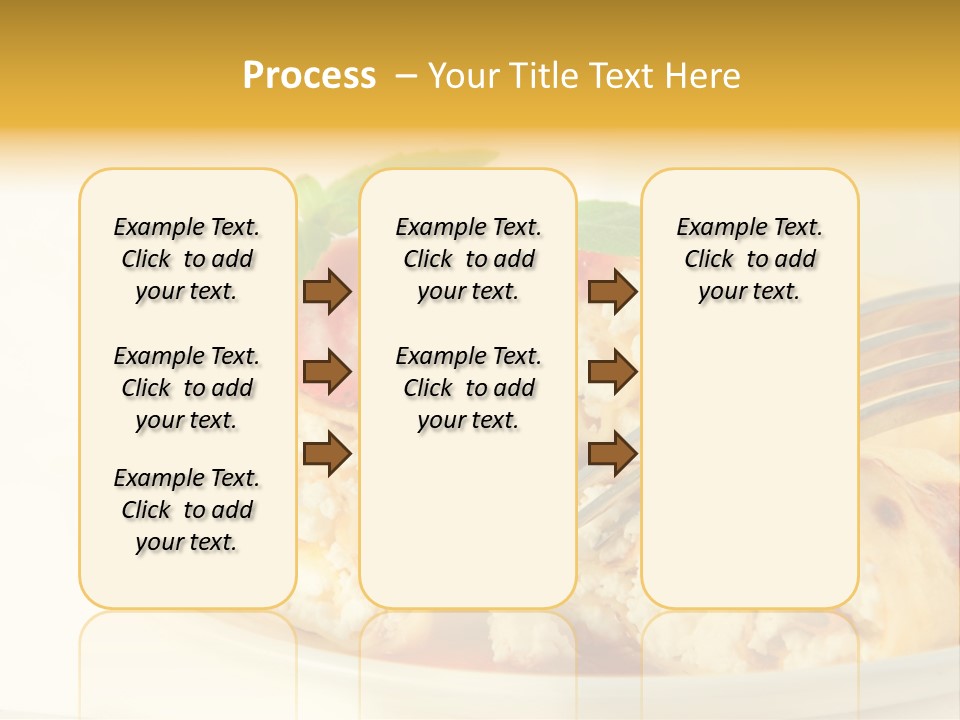 Cup Fruit Bun PowerPoint Template