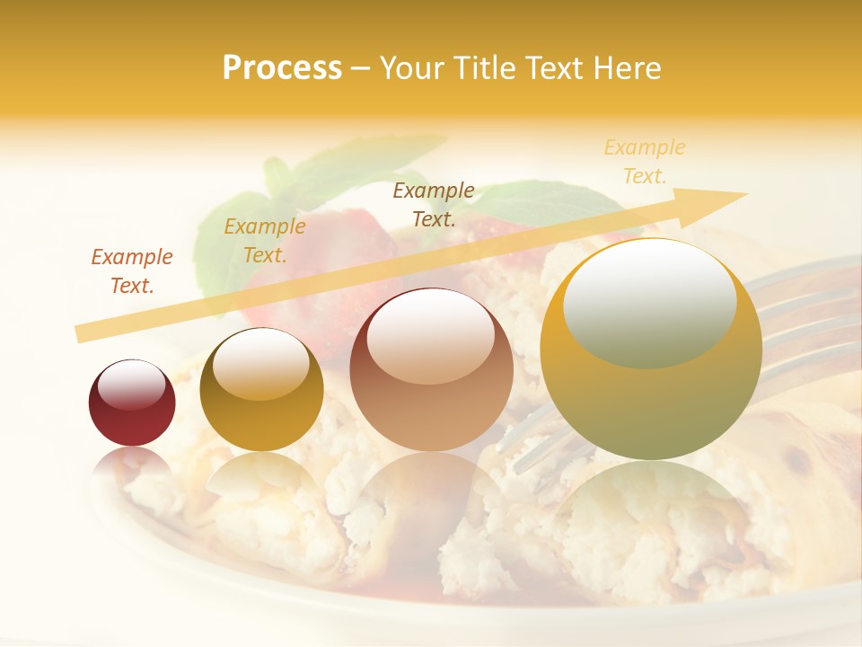Cup Fruit Bun PowerPoint Template