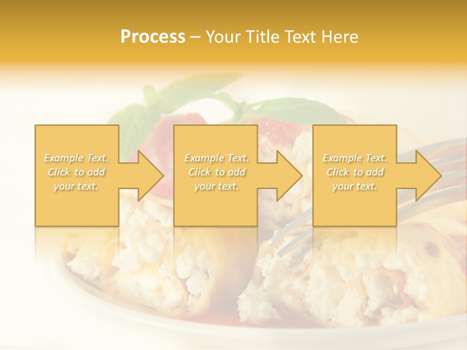 Cup Fruit Bun PowerPoint Template