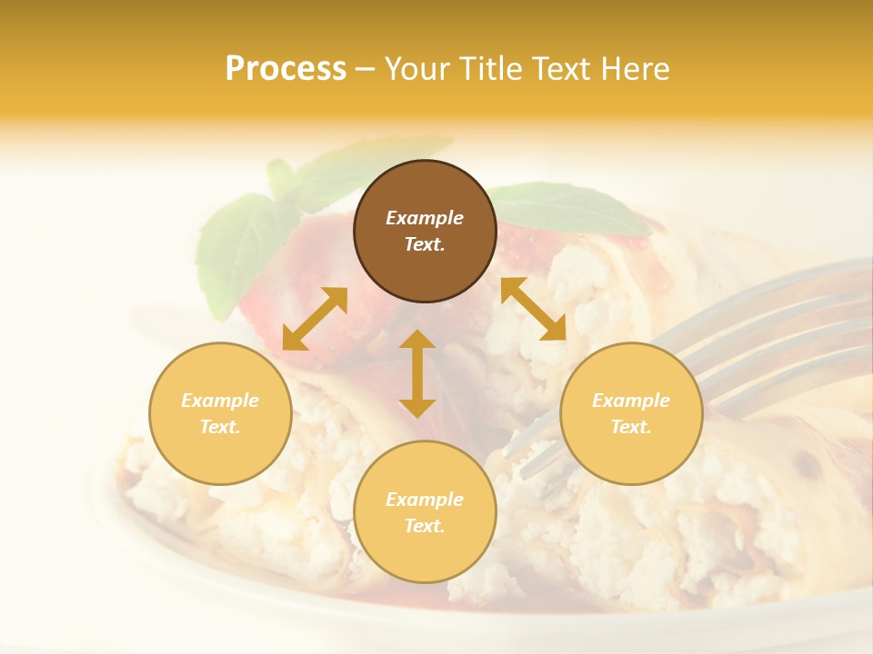 Cup Fruit Bun PowerPoint Template