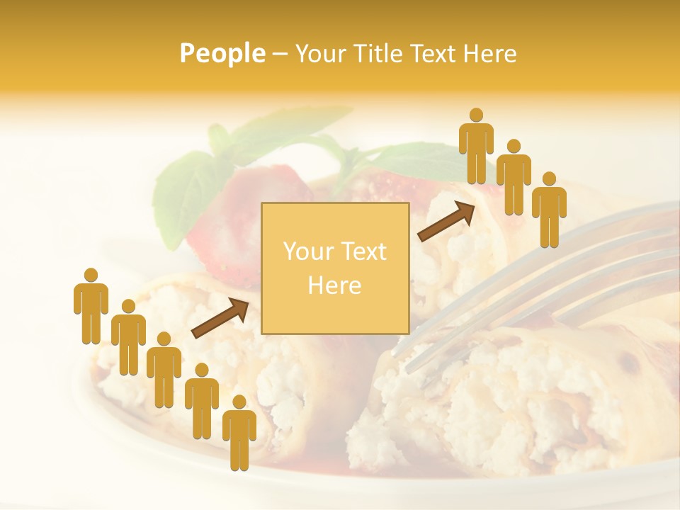 Cup Fruit Bun PowerPoint Template