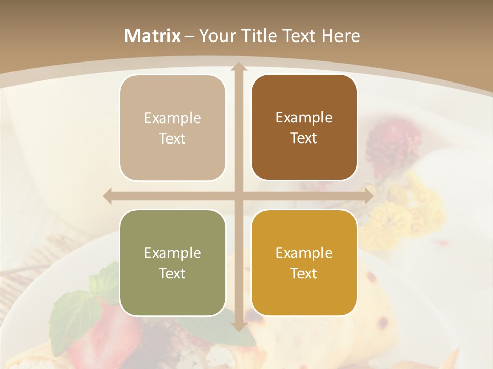 Meal Brunch Chocolate PowerPoint Template