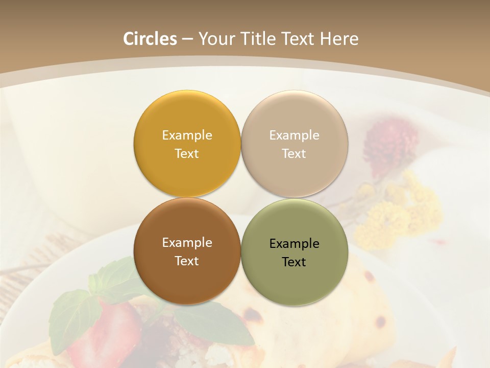 Meal Brunch Chocolate PowerPoint Template
