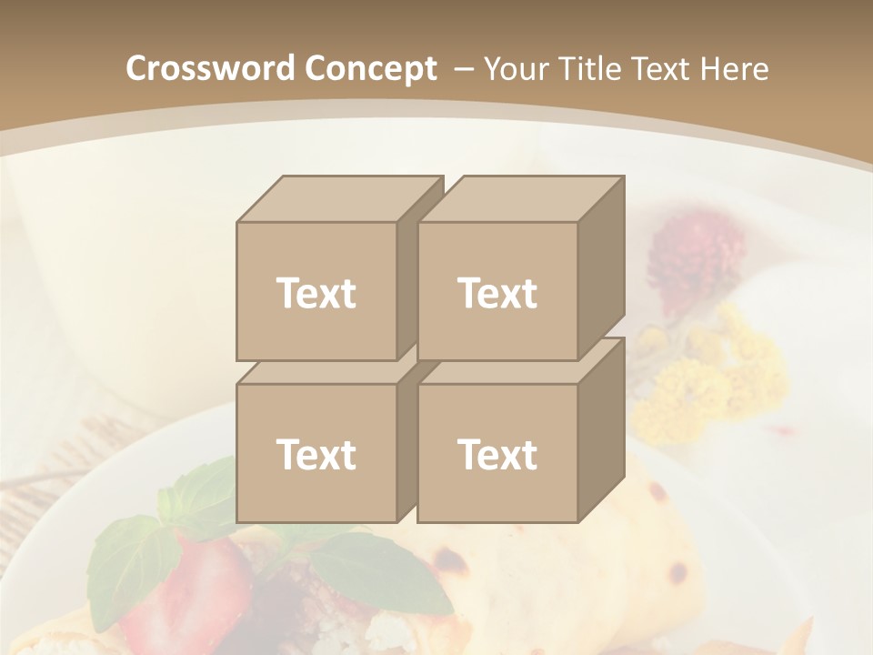 Meal Brunch Chocolate PowerPoint Template