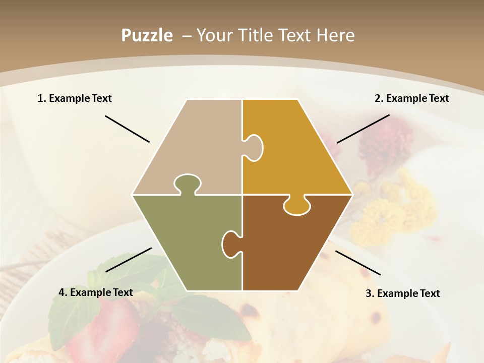 Meal Brunch Chocolate PowerPoint Template