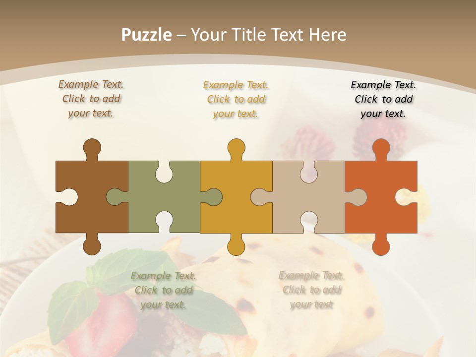 Meal Brunch Chocolate PowerPoint Template