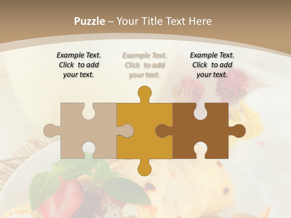 Meal Brunch Chocolate PowerPoint Template