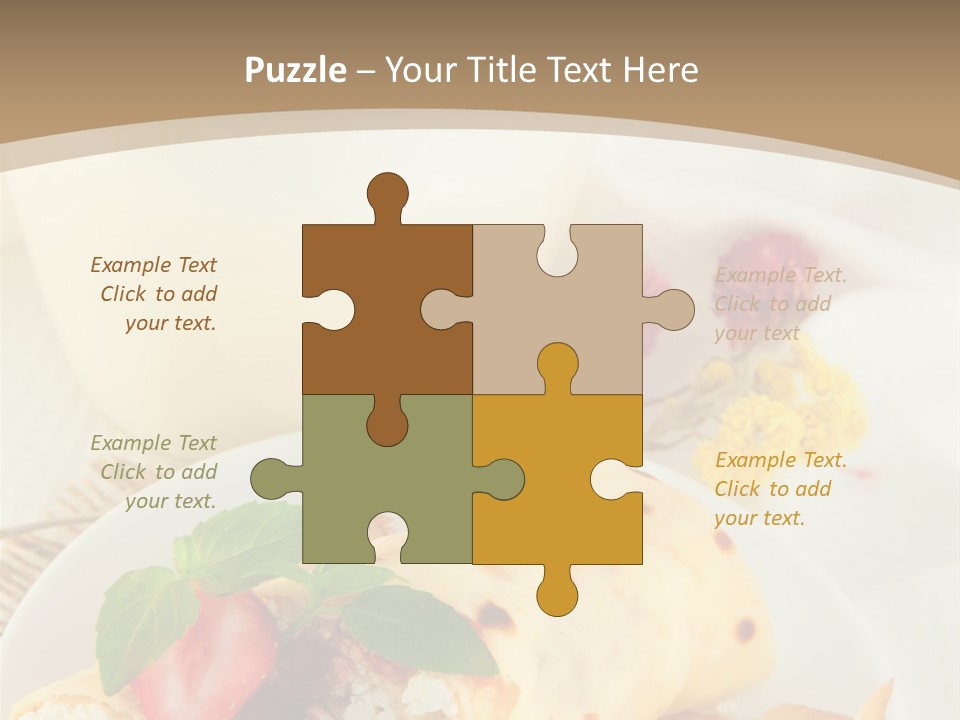 Meal Brunch Chocolate PowerPoint Template
