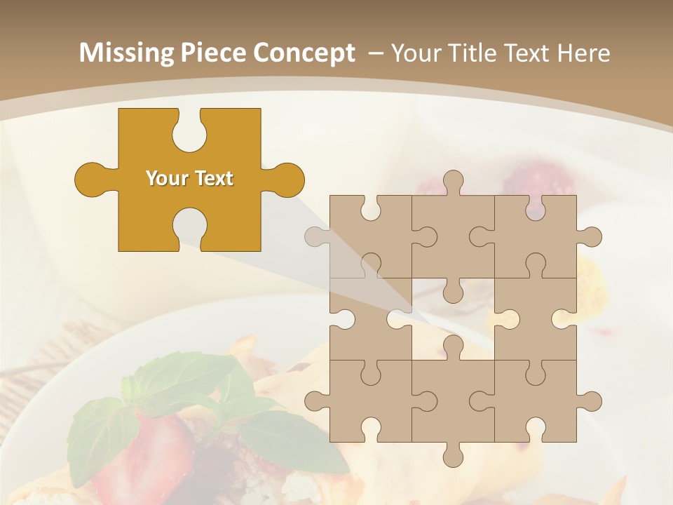 Meal Brunch Chocolate PowerPoint Template