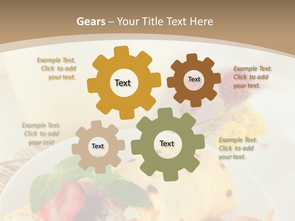 Meal Brunch Chocolate PowerPoint Template