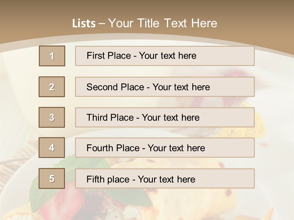 Meal Brunch Chocolate PowerPoint Template