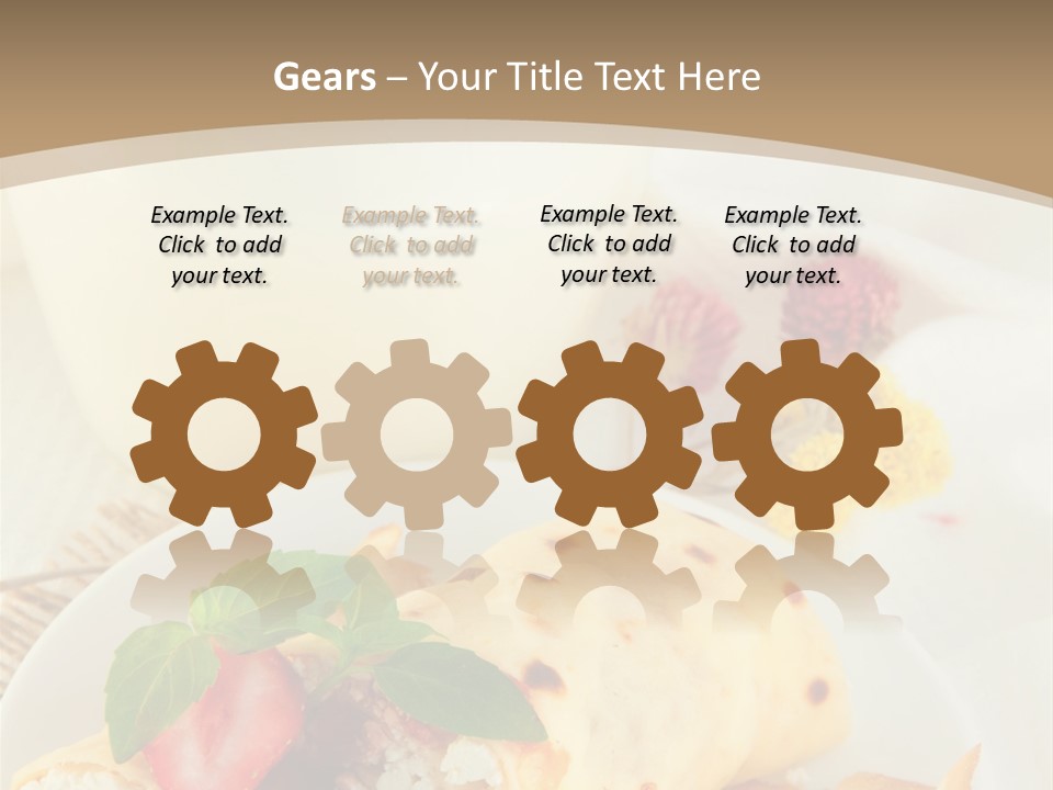 Meal Brunch Chocolate PowerPoint Template