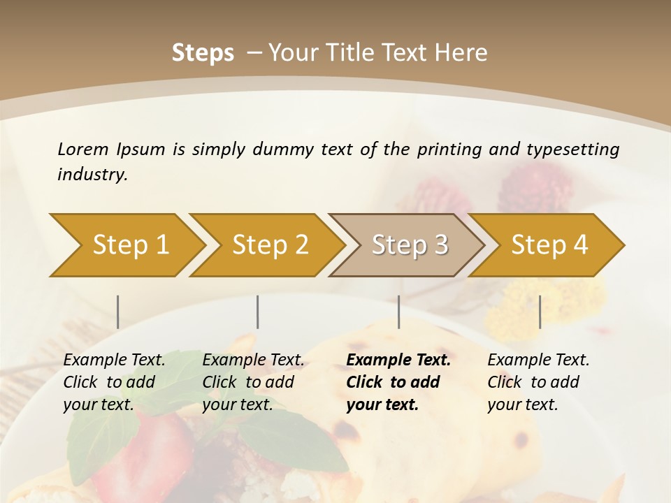 Meal Brunch Chocolate PowerPoint Template