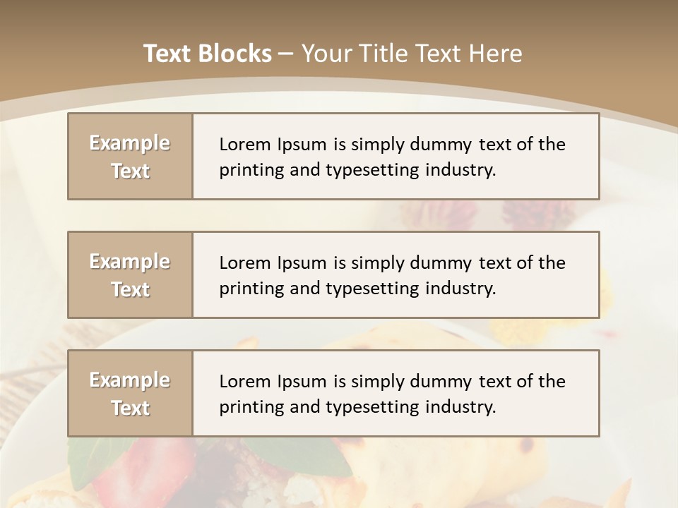 Meal Brunch Chocolate PowerPoint Template