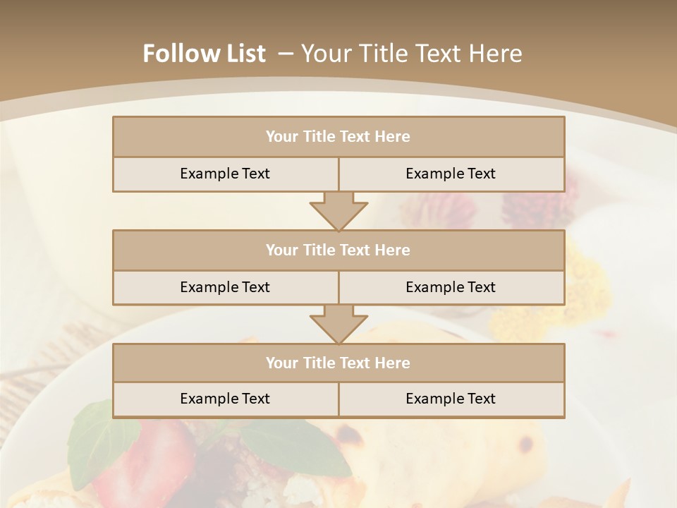 Meal Brunch Chocolate PowerPoint Template